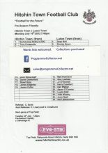 Hitchin Town v Luton Town 16-Jul-2012