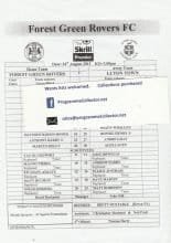 Forest Green Rovers v Luton Town  24-Aug-2013