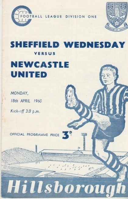 Sheffield Wednesday v Newcastle United 18-Apr-1960