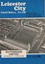 Leicester City v Rotherham United 13-Mar-1968
