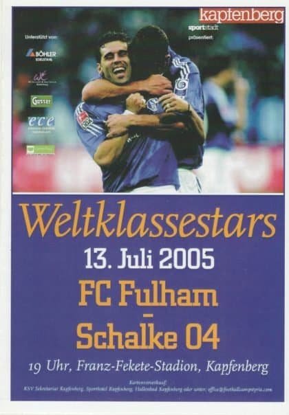Fulham v Schalke 04   13-Jul-2005