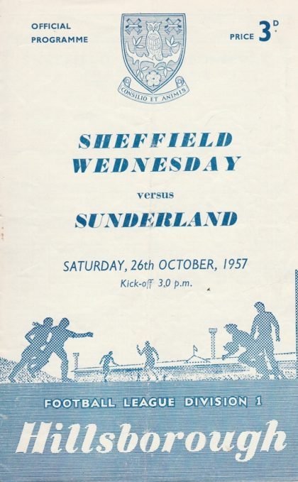 Sheffield Wednesday v Sunderland 26-Oct-1957