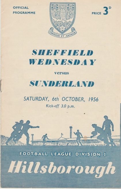 Sheffield Wednesday v Sunderland 06-Oct-1956