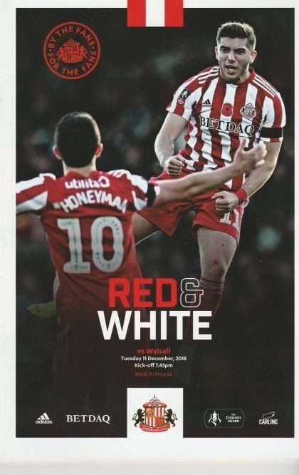 Sunderland v Walsall  11-Dec-2018