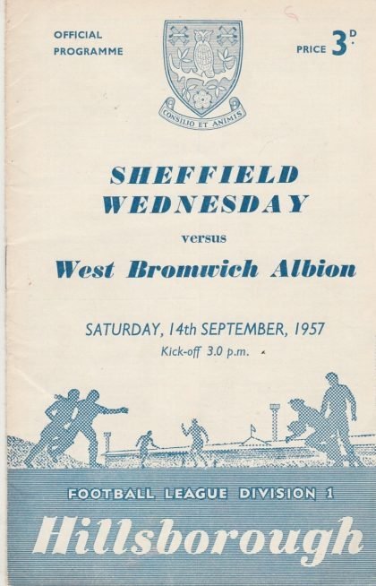 Sheffield Wednesday v West Bromwich Albion 14-Sep-1957