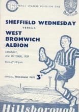 Sheffield Wednesday v West Bromwich Albion 31-Oct-1959