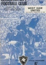 Leicester City v West Ham United 26-Feb-1966
