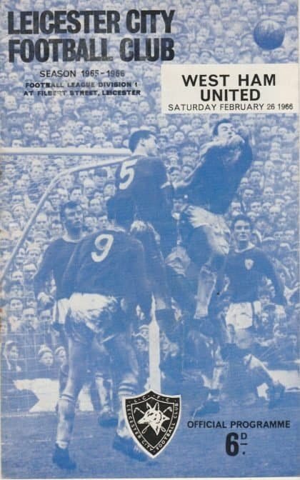 Leicester City v West Ham United 26-Feb-1966