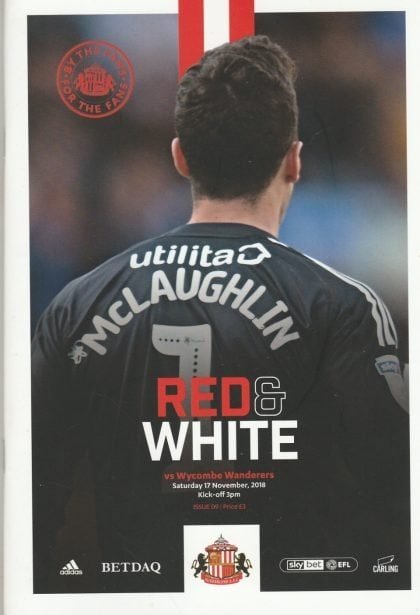 Sunderland v Wycombe Wanderers 17-Nov-2018