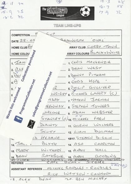 Bedworth United v Corby Town 25-Sep-2010