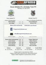 Dover Athletic v Grimsby Town 16-Apr-2016
