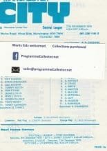 Manchester City Reserves v Manchester United Reserves 27-Nov-1976