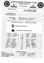 Boston United v Peterborough United 03-Aug-2002