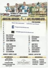 Bristol Rovers v AFC Telford United 23-Aug-2014