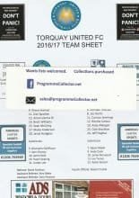 Torquay United v Tranmere Rovers  14-Mar-2017