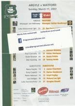 Plymouth Argyle v Watford 11-Mar-2007