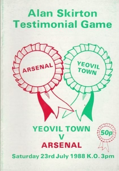 Yeovil Town v Arsenal 23-Jul-1988