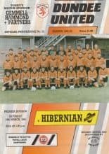 Dundee United v Hibernian 14-Mar-1992
