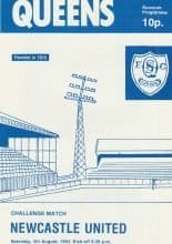 Queen of the South v Newcastle United 04-Aug-1984