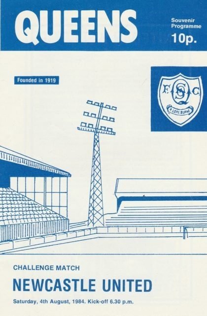 Queen of the South v Newcastle United 04-Aug-1984