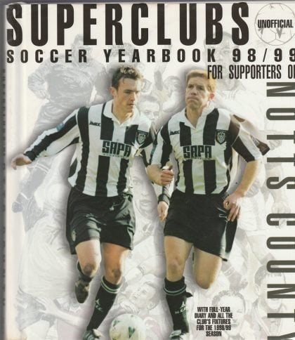 Superclubs Soccer Yearbook Notts County 1998-99