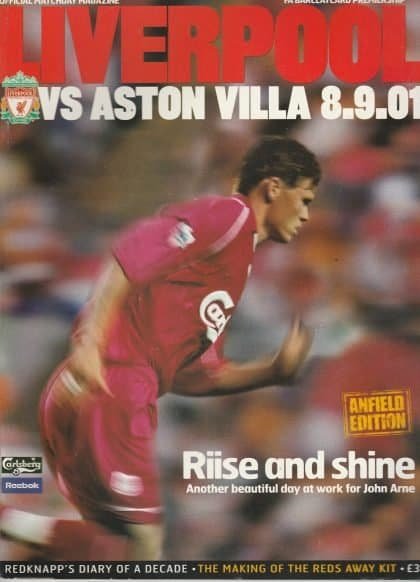 Liverpool v Aston Villa  08-Sep-2001
