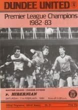 Dundee United v Hibernian 11-Feb-1984