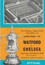 Chelsea v Watford 14-Mar-1970