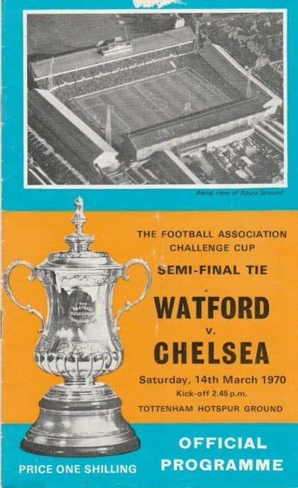 Chelsea v Watford 14-Mar-1970
