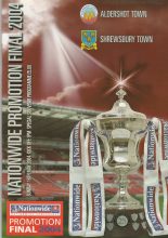Aldershot Town v Shrewsbury Town  16-May-2004