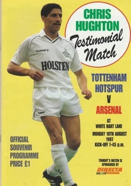 Tottenham Hotspur v Arsenal   10-Aug-1987