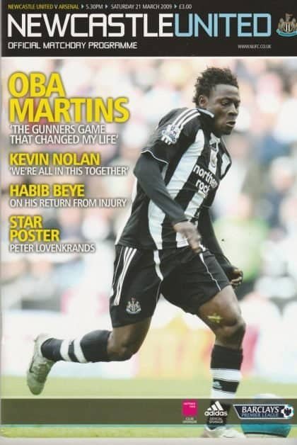 Newcastle United v Arsenal 21-Mar-2009