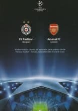 Partizan Belgrade v Arsenal  28-Sep-2010