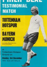 Tottenham Hotspur v Bayern Munich 03-Dec-1973