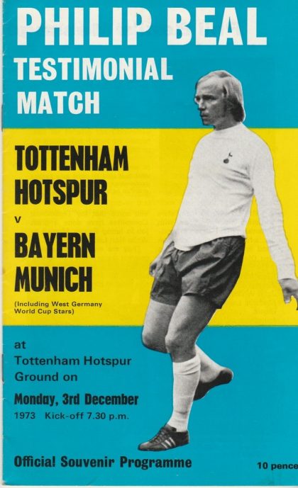 Tottenham Hotspur v Bayern Munich 03-Dec-1973
