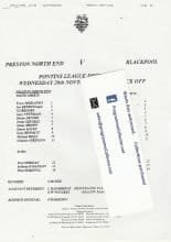 Preston North End Reserves v Blackpool Reserves 20-Nov-1996