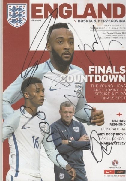England u21 v Bosnia & Herzegovina u21   11-Oct-2016