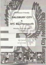 Salisbury v AFC Bournemouth 22-Jul-2007