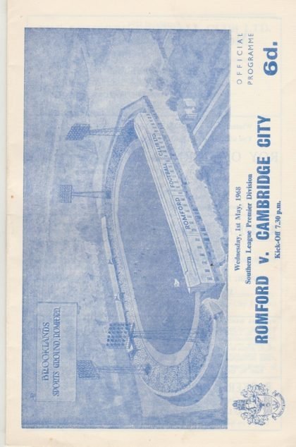Romford v Cambridge City 01-May-1968