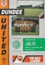 Dundee United v Glasgow Celtic 17-Dec-1988