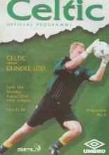 Glasgow Celtic v Dundee United 22-Aug-1998