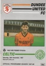 Dundee United v Glasgow Celtic 26-Dec-1987
