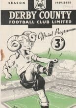 Derby County v Charlton Athletic 29-Apr-1950