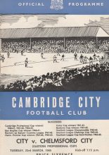 Cambridge City v Chelmsford City 23-Mar-1965