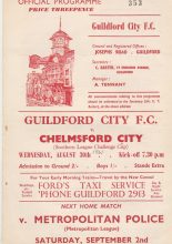Guildford City v Chelmsford City 30-Aug-1961