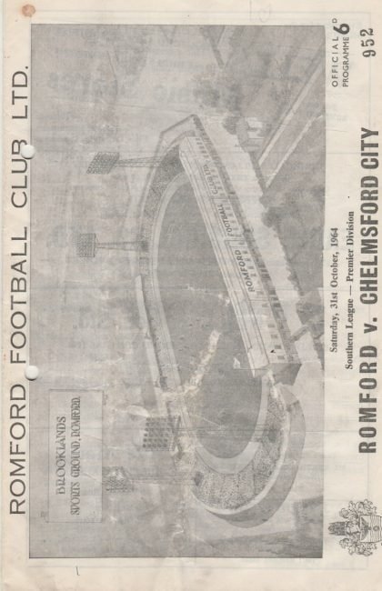 Romford v Chelmsford City 31-Oct-1964