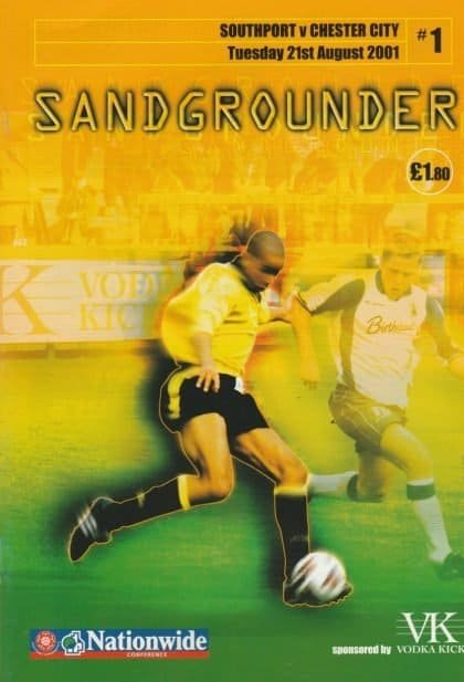 Southport v Chester City  21-Aug-2001