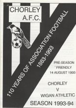 Chorley v Wigan Athletic 14-Aug-1993