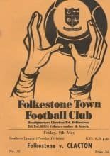 Folkestone Town v Clacton 05-May-1961