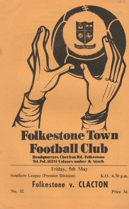 Folkestone Town v Clacton 05-May-1961